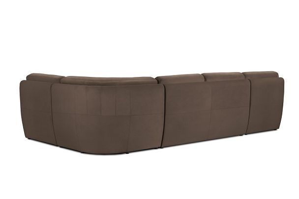 Диван «Борнео» П-образный коричневый - Вид 7