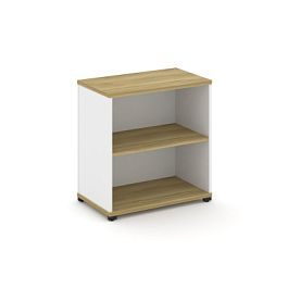 Concept Стеллаж опорный/приставной CN.SOPO-001 Дуб Винченцо/Белый Бриллиант/Металл Черный 720*420*750 - Фото предпросмотра