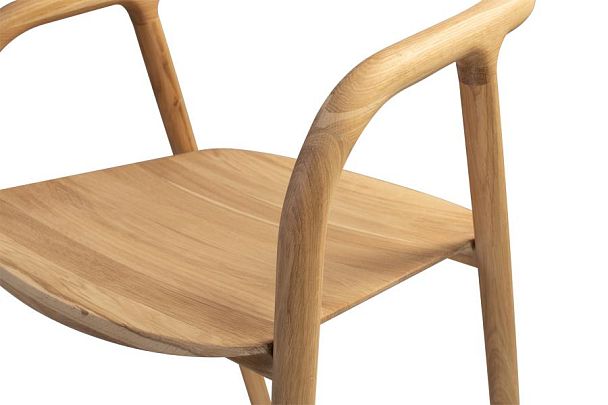 Кресло деревянное из массива дуба Соул Дуб натуральный - Вид 8