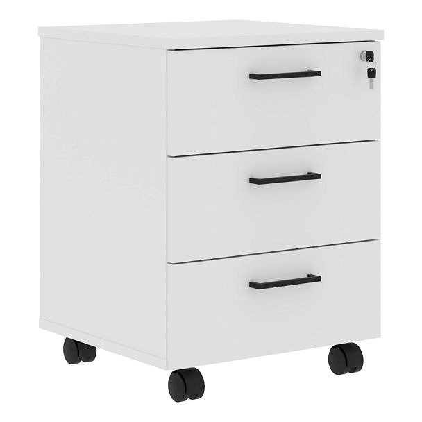 Тумба мобильная JМС 3D.1А Белый 465х450х627,5 JAY - Вид 1