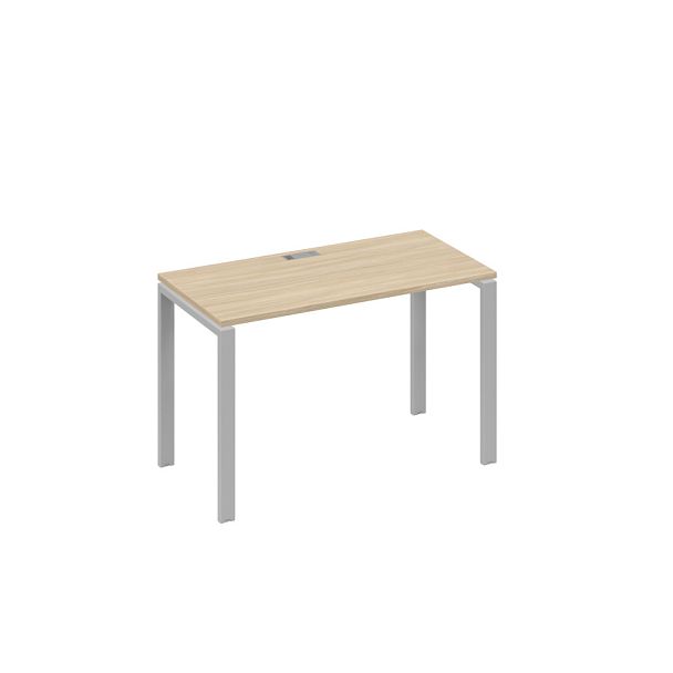 Стол письменный на металлокаркасе UNO A4 А4 Б1 003 БП дуб скандинавский / металлокаркас серый - Вид 1