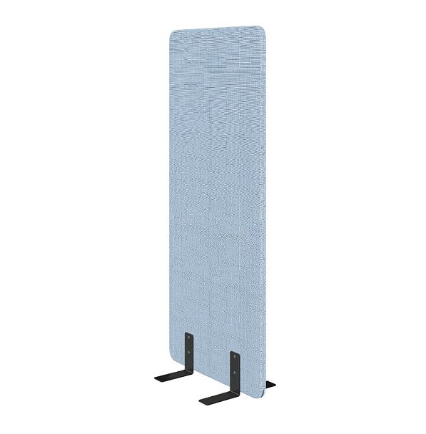 Фикс Перегородка на  фиксированной опоре 80/180 арт.FX-80/180 кат.1 рогожка Romeo 09 голубой "Шумопоглащающие офисные перегородки Фикс"  ТК-002920003566 голубой - Вид 1