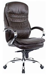 Кресло Everprof Valencia M Кожа Коричневый - Фото предпросмотра