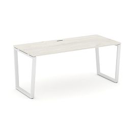 Style Project Direct Direct Стол письменный SN-6T2.SR-013.M Дуб Наварра/Металл Белый 1380*700*750 - Фото предпросмотра