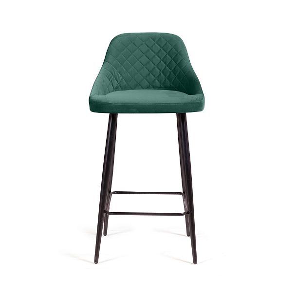 Стул барный Douglas ромб, бархат зеленый 19 - Вид 2