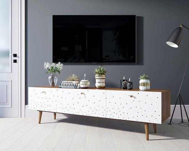 Комод Berber с ящиками низкий под TV принт 15 арт BB19/Print_15 - Вид 3