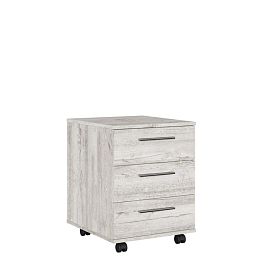 Тумба подкатная с 3 ящиками Zion Light 45x50x58,5 дуб нордик - Фото предпросмотра