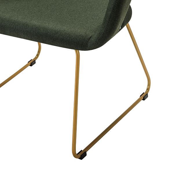 Кресло Hugs тёмно-зеленый/Линк золото - Вид 6