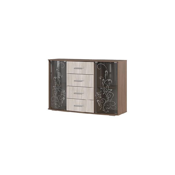 Комод К-7 шимо темный/шимо светлый - Вид 1