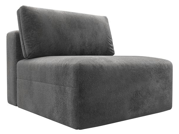 Модуль диван Лига-060 НПБ Велюр серый - Вид 2