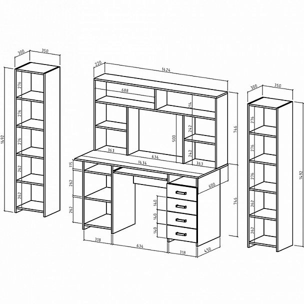 Рабочее место Лайт-7К СН - Вид 2