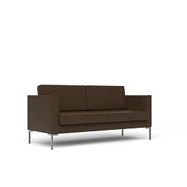 Диван 3-местный Мальта / Malta malta-3 экокожа коричневая CN1116 - Фото предпросмотра