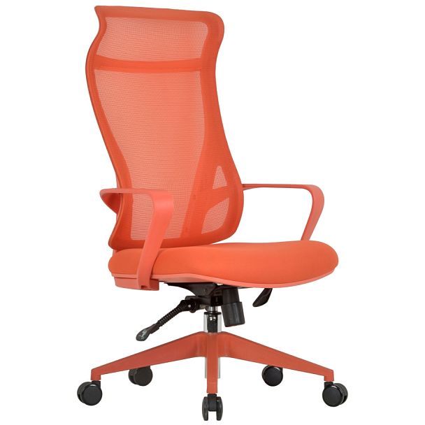 Офисное кресло CHAIRMAN CH577, ткань/сетка, оранжевый - Вид 1