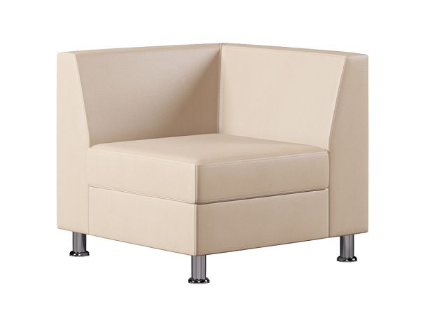 Модуль Everprof Monro угловой Экокожа Бежевый - Вид 1