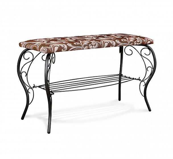 Банкетка на металлокаркасе Грация 685 черный/катерина - Вид 2