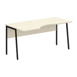 Стол прямой СА-1P(L) Клен*/Черный 1600х900х755 IMAGO PLUS - Фото предпросмотра