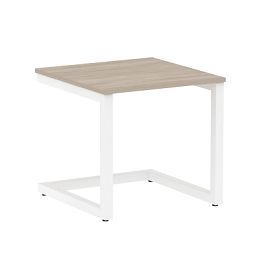 Home Office Стол журнальный VR.SP-2-58.G Дуб аттик/Белый металл 580*600*550 - Фото предпросмотра