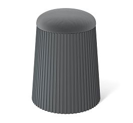 Пуф SHT-B23 темно серый/угольно серый - Фото предпросмотра