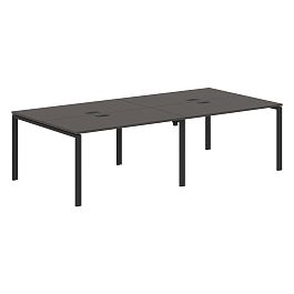 Стол 4-х местный EUWST 2713 Мокко/Черный 2726х1346х750 EDIS - Фото предпросмотра