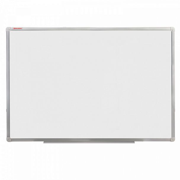 Доска магнитно-маркерная (100х150 см), алюминиевая рамка, ГАРАНТИЯ 10 ЛЕТ, РОССИЯ, BRAUBERG Стандарт, 235523 - Вид 1