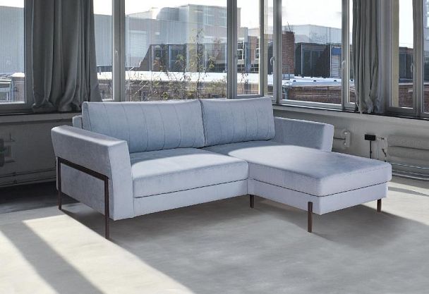 Fiji диван-кровать с шезлонгом, велюр - Вид 4