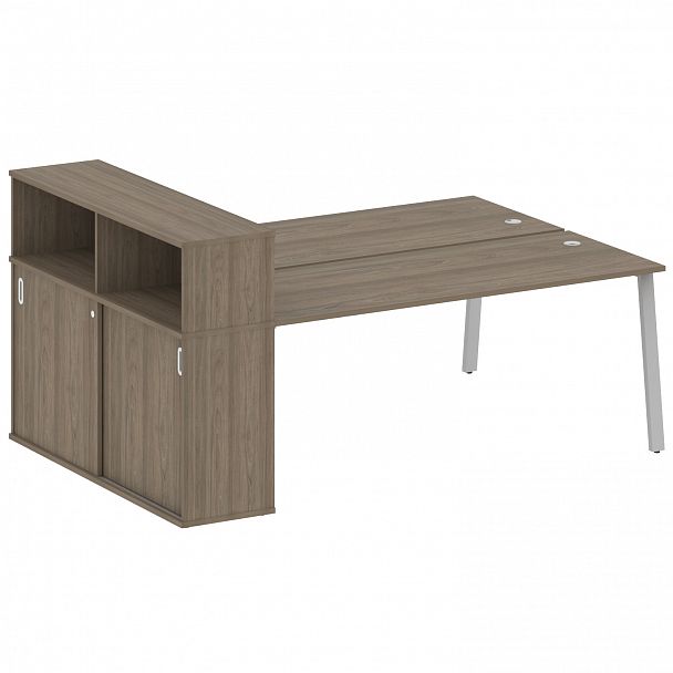 Рабочая станция "Metal System" БА.РС-СШК-2.5 вяз/серый - Вид 1