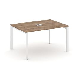 Style Project Next Стол переговорный SN-59P.SPRG-002 Дуб Табак/Металл Белый 1180*980*750 - Фото предпросмотра