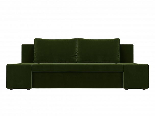 Диван прямой Сан Марко (полностью микровельвет зеленый) - Вид 2