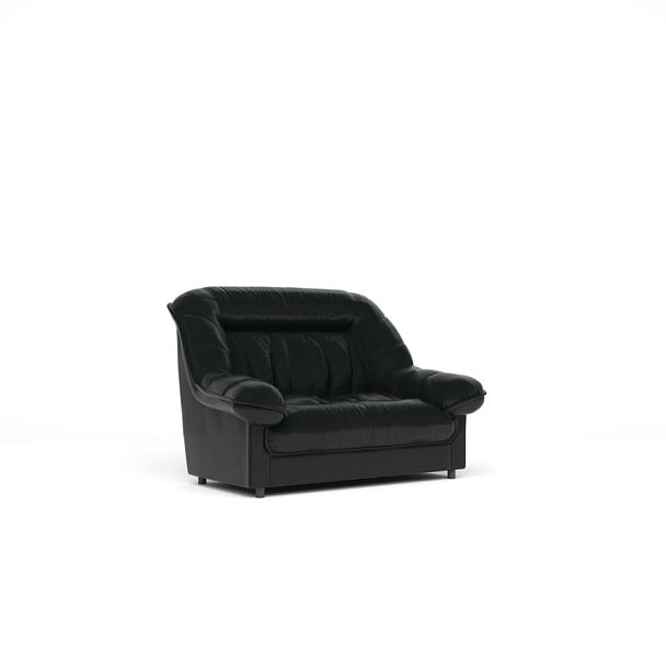 Диван-2 Эдельвейс Ed/2 экокожа черная CN1114 - Вид 1
