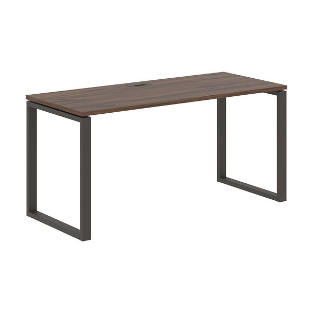 Стол прямой EQST 1567 Дуб Денвер тёмный/Мокко 1560х670х750 EDIS - Вид 1