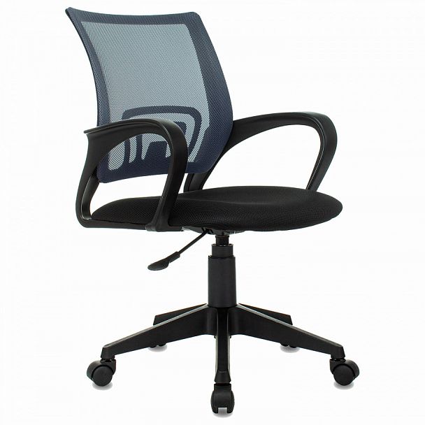 Кресло BRABIX "Fly MG-396", с подлокотниками, сетка, серое/черное, 532085 - Вид 1