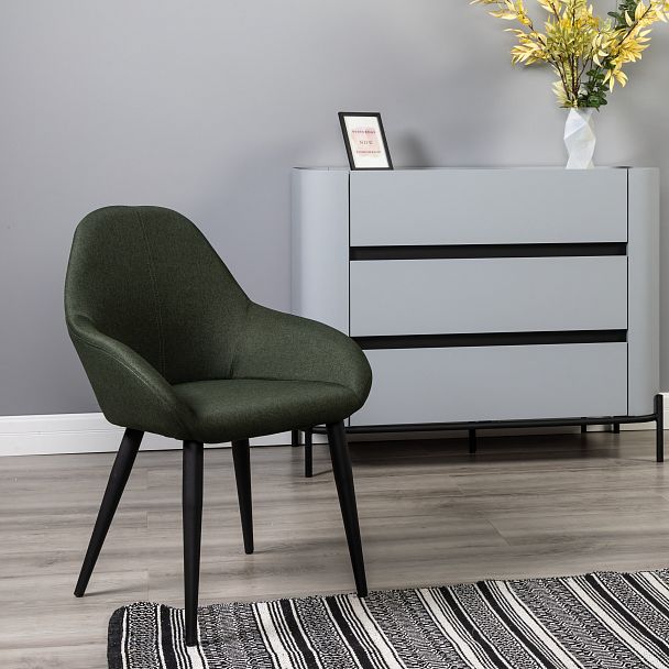 Кресло Kent тёмно-зелёный/черный - Вид 10