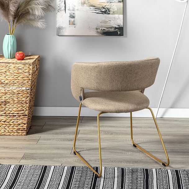 Кресло Hugs beige/Линк золото - Вид 12