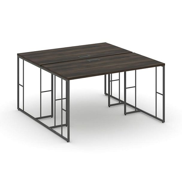 Rift Рабочая станция RF.DRS-013 Дуб Мали/Металл Антрацит 1380*1432*750 - Вид 1