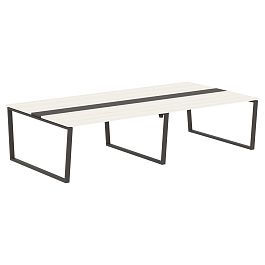 Конференц стол EVCT 3116 Ясень Траун/Мокко 3126х1606х750 EDIS - Фото предпросмотра