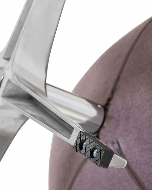 Кресло дизайнерское DOBRIN EGG (серая ткань AF7) - Вид 2