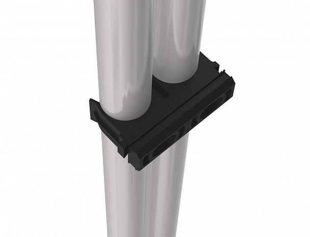 Вешалка Sheffilton SHT-WR125 гардеробная черный/хром лак - Вид 6