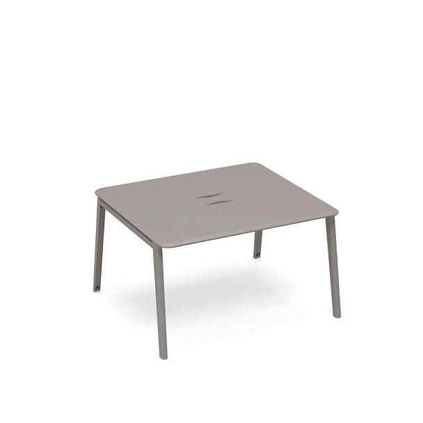 Стол для переговоров с кабель-каналом METAL Time metal ТМ М1 154 мокко премиум - Вид 1