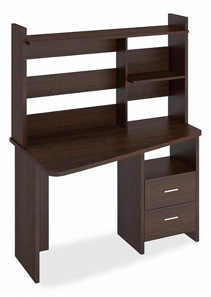 Стол компьютерный Домино Лайт СКЛ-Трап120+НКЛ-120 Венге левый - Вид 1