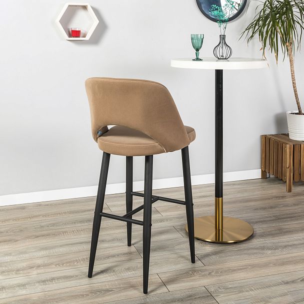 Стул Бар.Lars Diag beige/черный - Вид 12