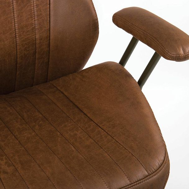 Кресло BRABIX PREMIUM "Texas EX-571", синхромеханизм, искусственная замша, светло-коричневый, 532942 - Вид 10