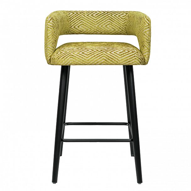 Стул полубарный Mars, оливковый шенилл - Вид 3