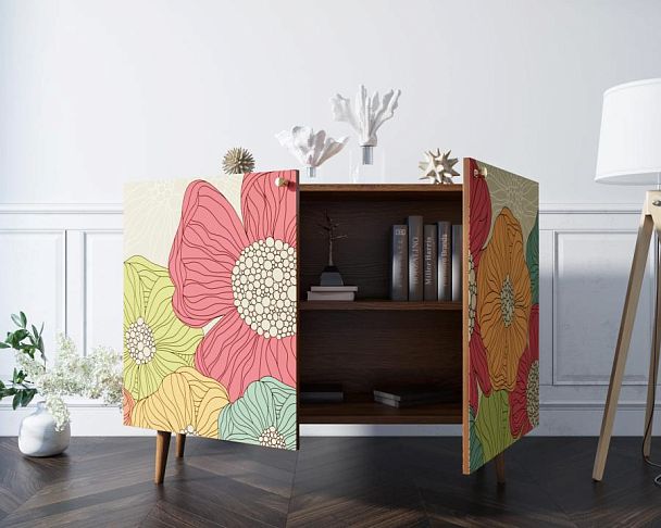 Комод Berber две дверки 5 принт арт BB04/Print_05 - Вид 2