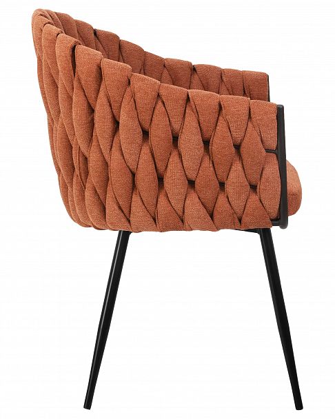 Стул обеденный DOBRIN MATILDA (оранжевая ткань (LAR 275-27)) - Вид 3
