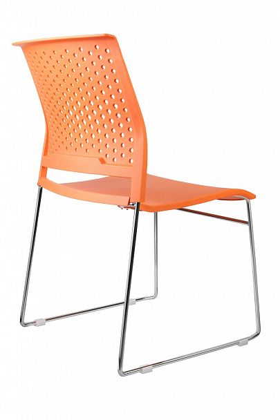 Кресло "Riva Chair" D918 оранжевый, стопируемый - Вид 4