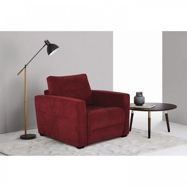 Кресло-кровать "Куба" кожа+кожзам - Вид 7