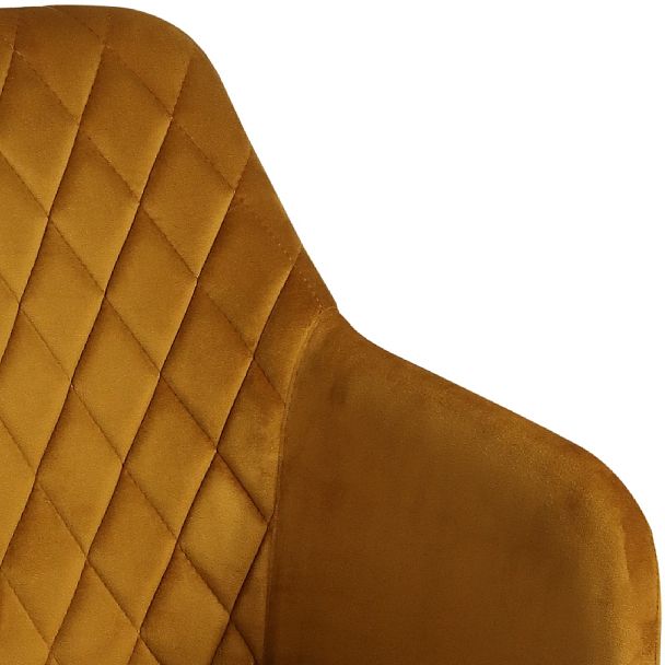 Комплект барных поворотных кресел Барли К, Confetti chai tea/черный, 2 шт. - Вид 9