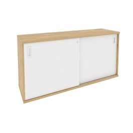 Onix Шкаф-купе приставной/опорный O.SHKO-3.7 T Тиквуд светлый/Белый бриллиант 1475*432*750 - Фото предпросмотра