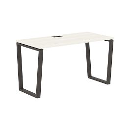 Стол прямой EVST 1367 Ясень Траун/Мокко 1360х670х750 EDIS - Фото предпросмотра