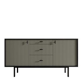 Комод две дверки и три ящика Emerson арт EM08/gray/L - Фото предпросмотра